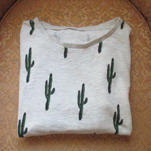 h+m - cactus sweatshirt